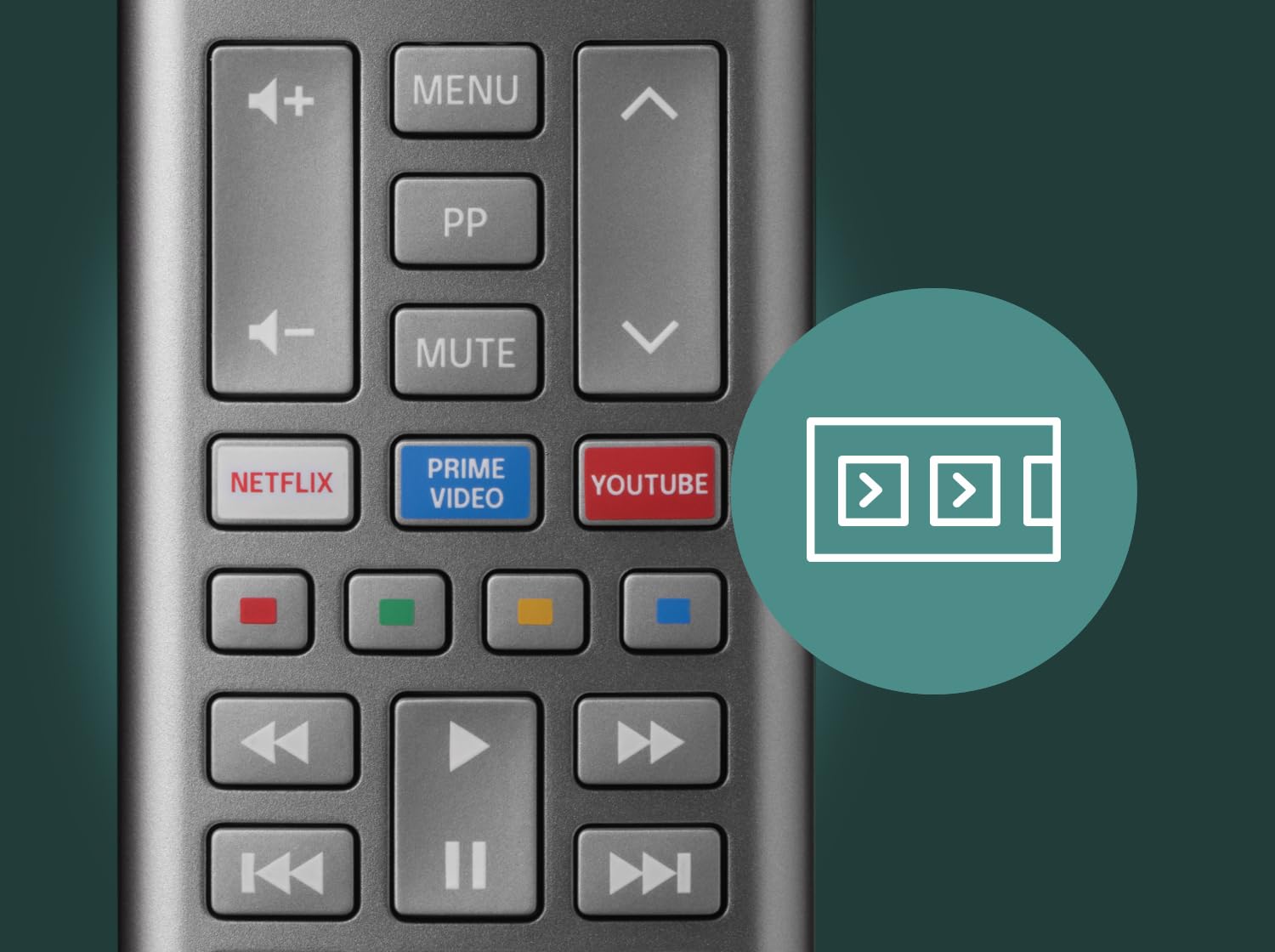 Telecomando universale One For All Smart Control Pro 5 – Funziona con TV, decoder, Blu-ray, dispositivi audio e streaming (modello URC 7956)