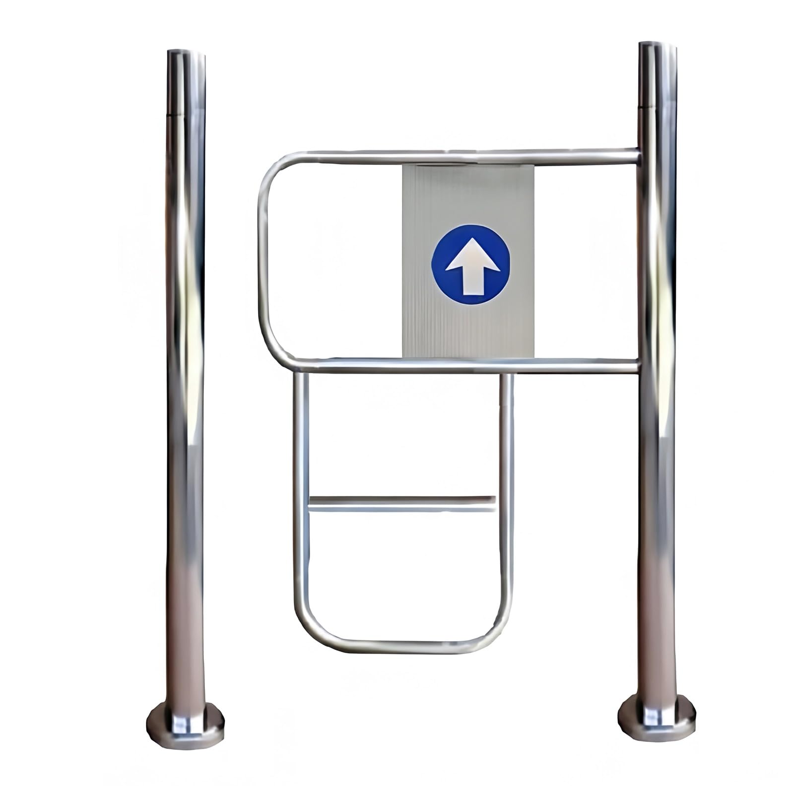 Aioneer Automatic Swing Gate For Supermarket, 1-Way Swing Entrance Door, Automatic Rebound Safety Gate With Spring-Right-70x100cm