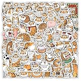 かわいいトラのステッカー 100枚、ビニール製防水美的ステッカー ウォーターボトル、ノートパソコン、電話、日記 お子様、女の子、男の子、教室の生徒へのご褒美に (タイガース)