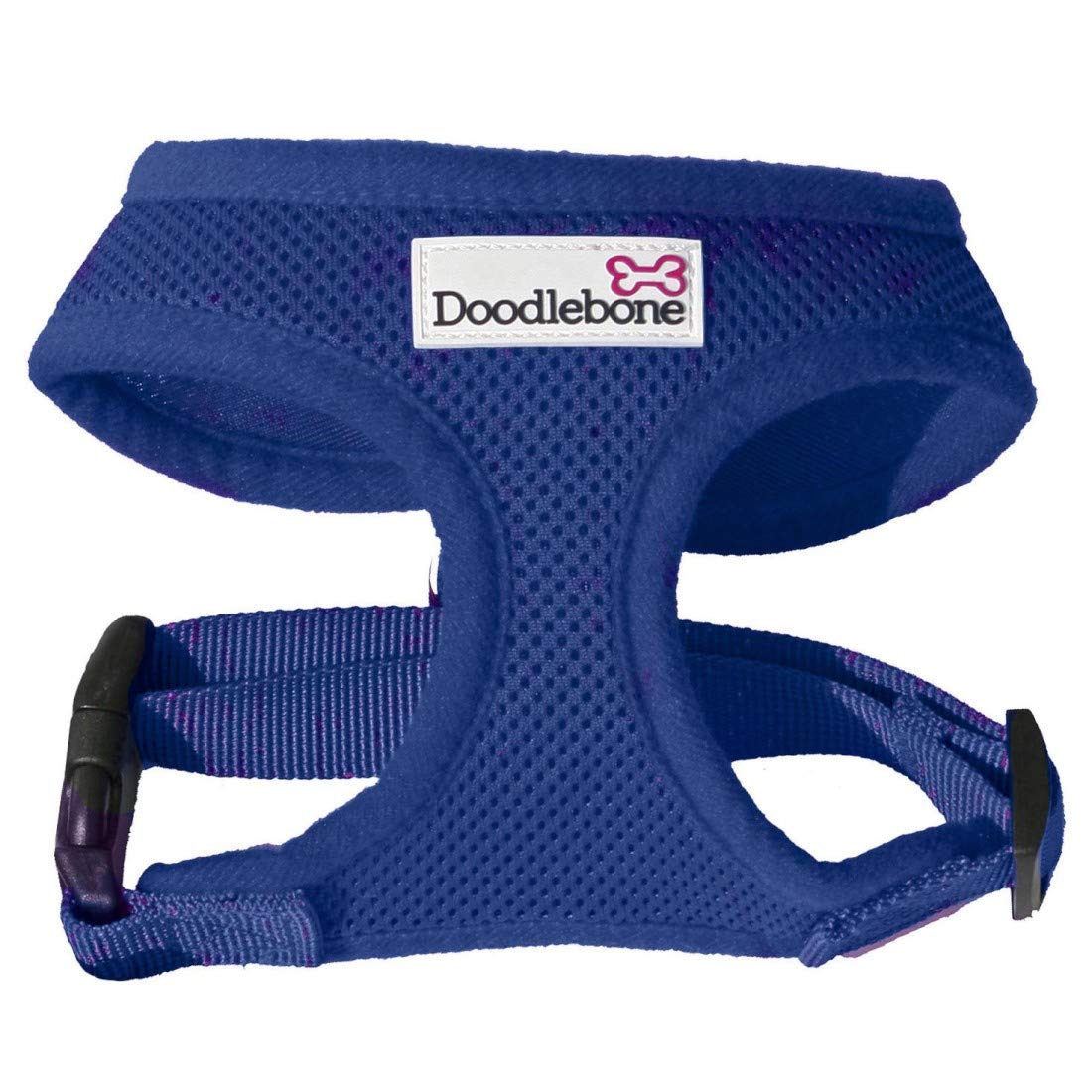 Doodlebone Airmesh Dog Harness | Padded Soft Breathable | Gentle On Dogs Necks to Help Avoid Bruising | Small, Navy