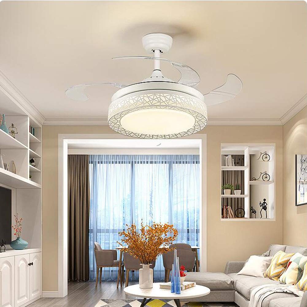 Ventilateur de plafond 42 pouces avec conversion de fréquence lumineuse télécommandée