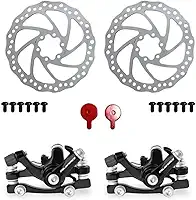 Kit Freio Disco Mecanico Absolute Disco 160mm Pincas Preto.