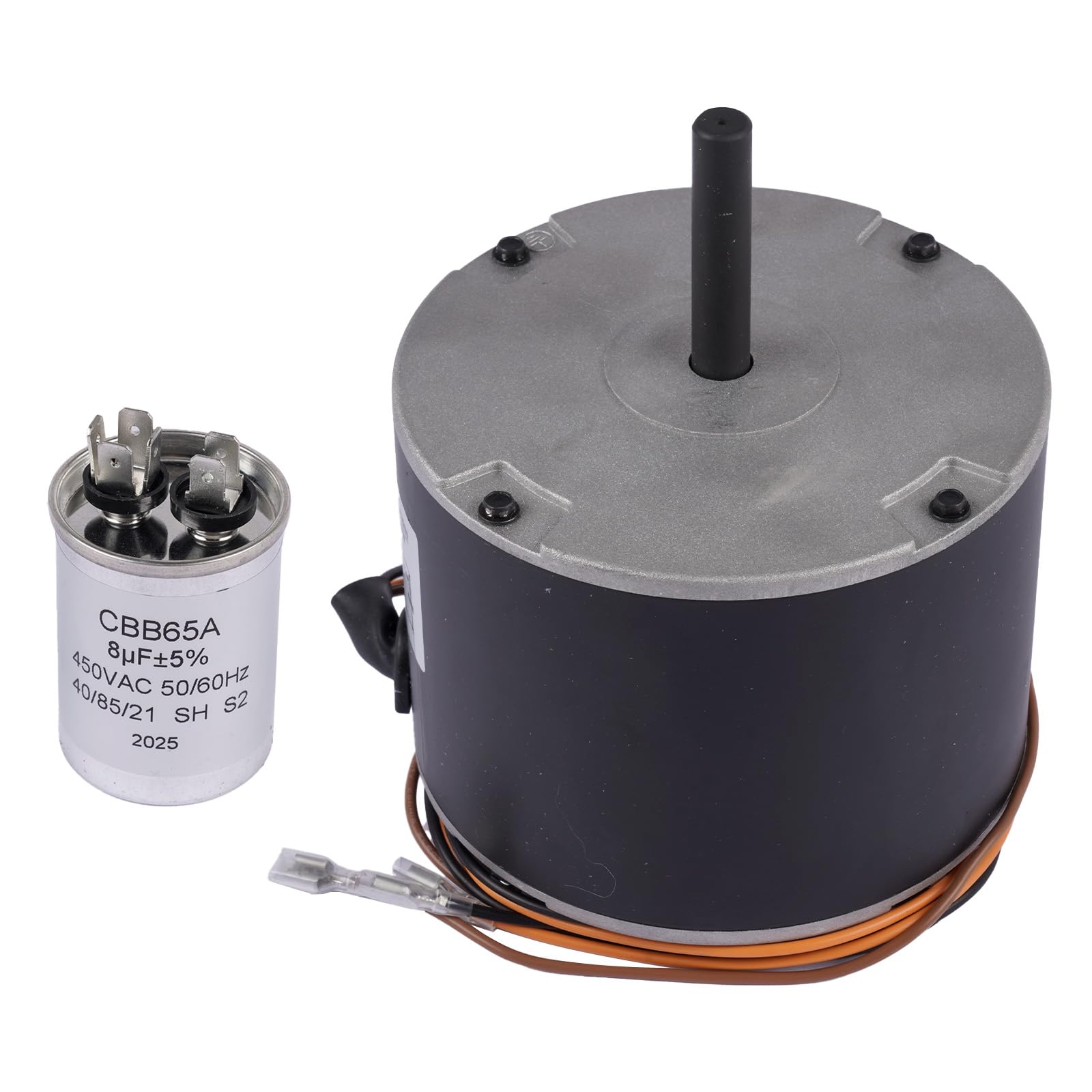 TEKKOAUTO Condenser Fan Motor 1/5 HP 825RPM 208-230V Single Phase