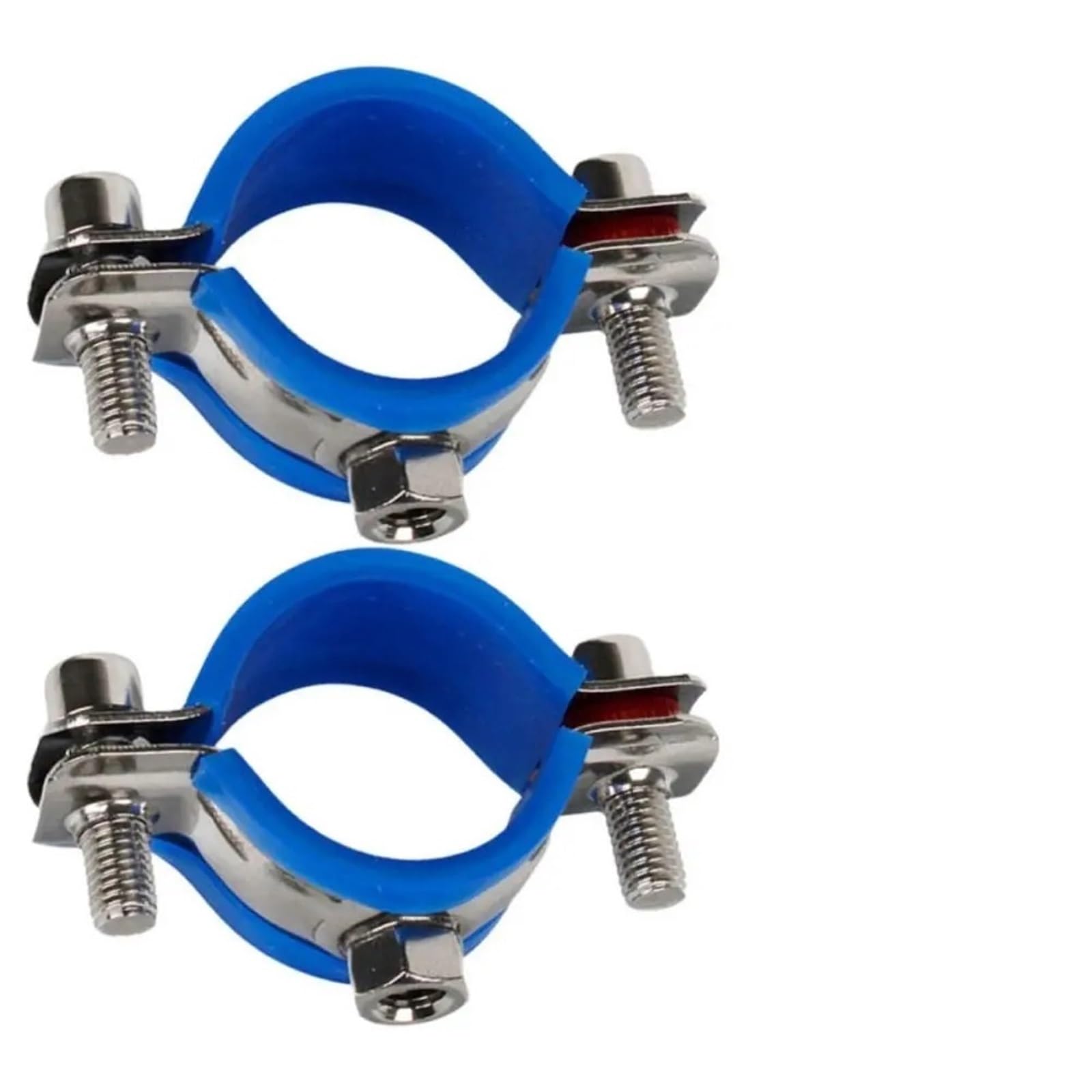 Pipe Clamp 1Pc Round Suspension Pipe Hoop Bracket with Rubber Pad for PPR PVC Pipeline Support Fitting(for 25mm OD Tube)