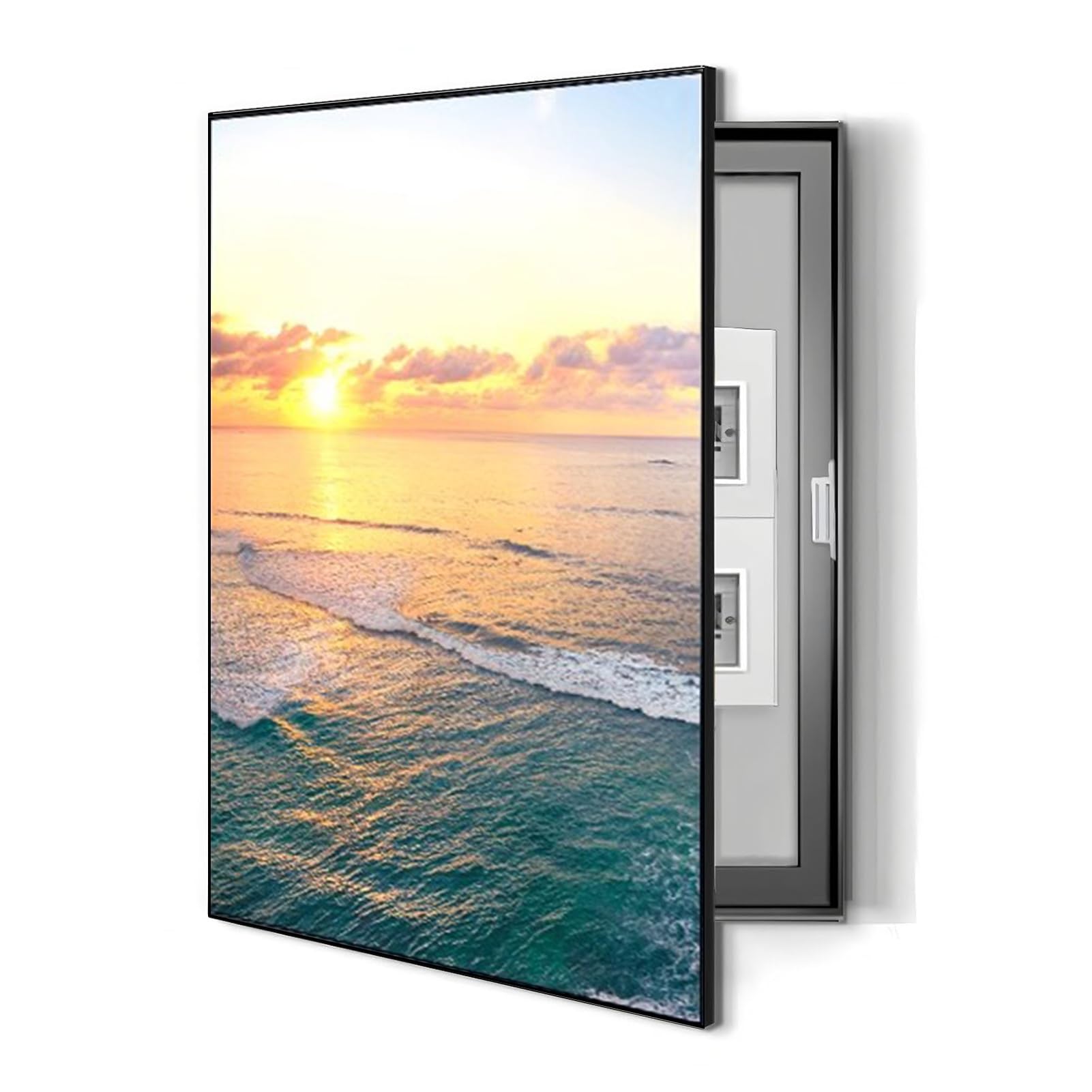 Breaker Box Cover Decorativ Electric Meter Box Decorative Painting Electrical Panel Cover for Indoor Outdoor Breaker Hiding Panels Creative Switch Box