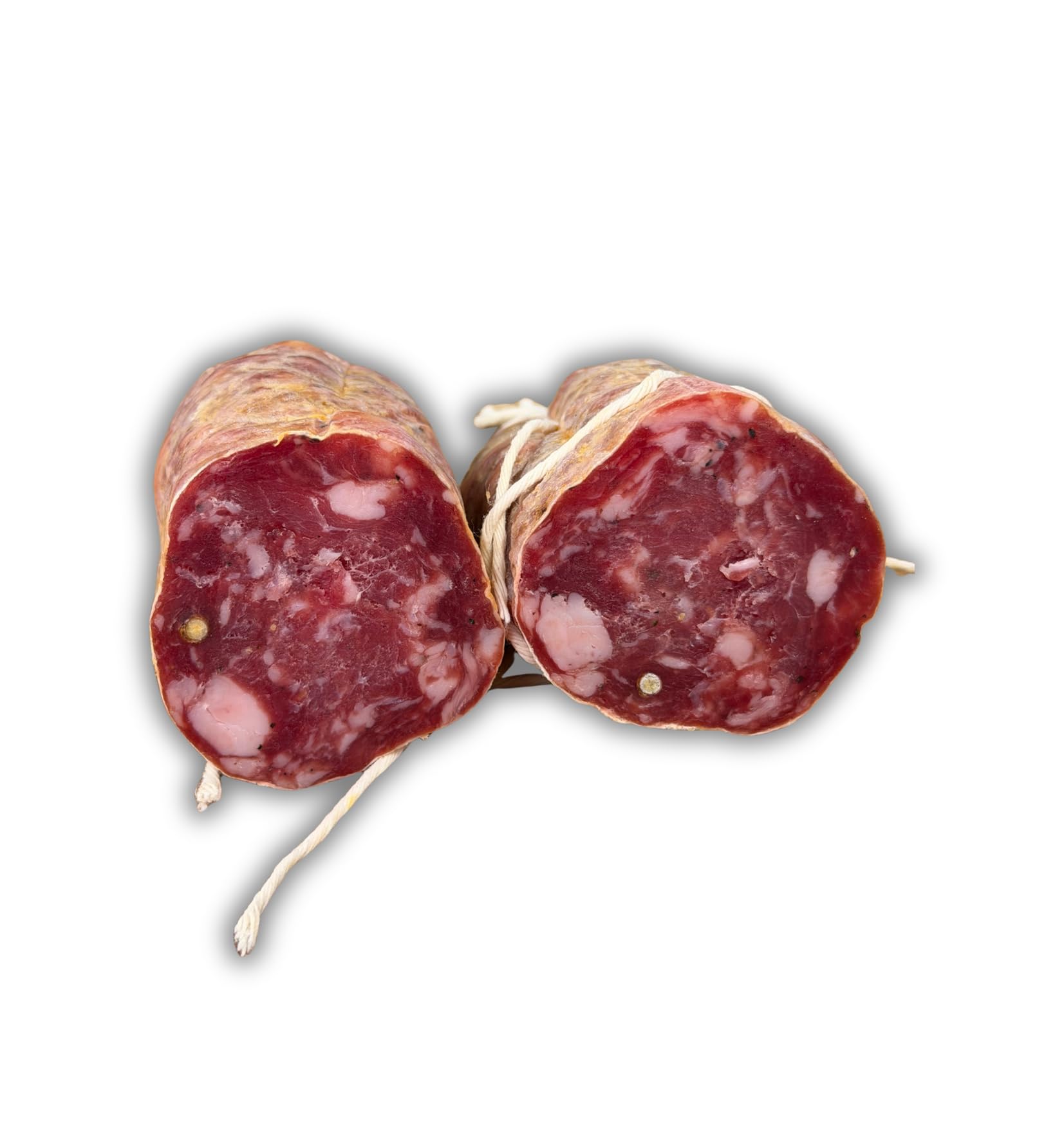 Machegusto!® - 2 x 290g Soppressata Classique – Charcuterie Italienne Affinée de Porc Sélectionné | Goût Intense et Traditionnel | Idéale pour Plateaux, Apéritifs et Sandwichs | Artisanal 2 x 290g