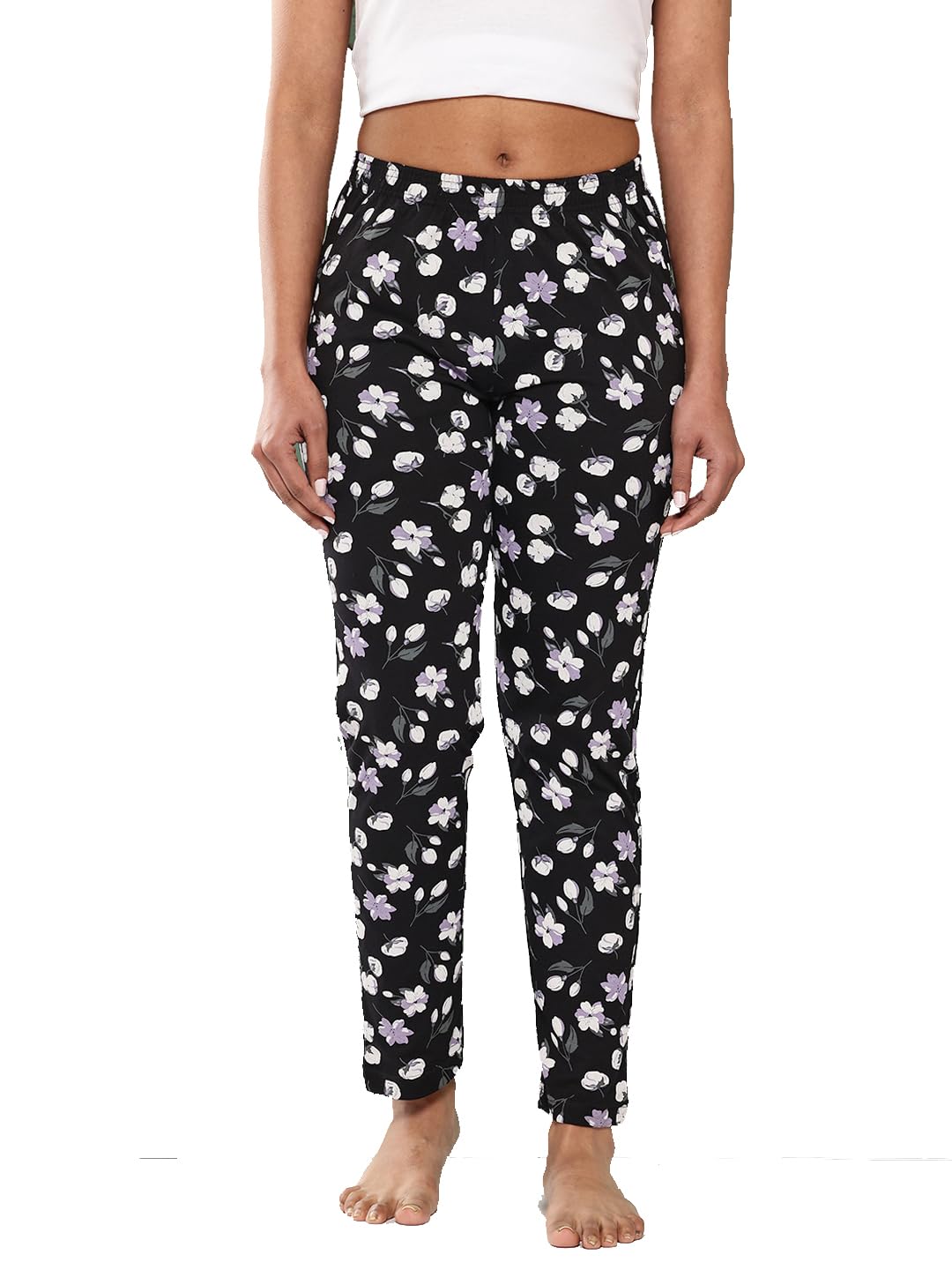 leading lady Women's Cotton Printed Lounge Pant-picture-24