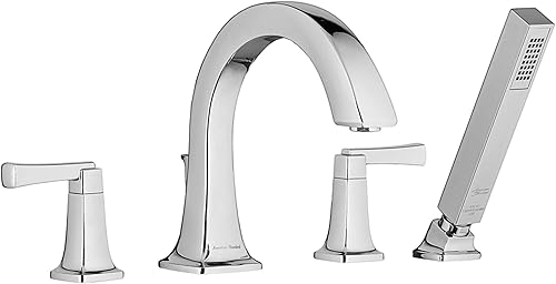 American Standard T353901.002 Townsend Grifo de bañera romana con ducha de mano, cromo pulido