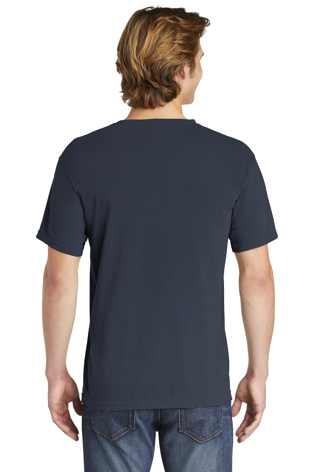 Comfort Colors Pigment-Dyed Short Sleeve Shirt - 100% Ringspun Cotton, Pre-Shrunk, Double-Needle Stitching (Color: Pepper, Size XXX-Large) - View #11