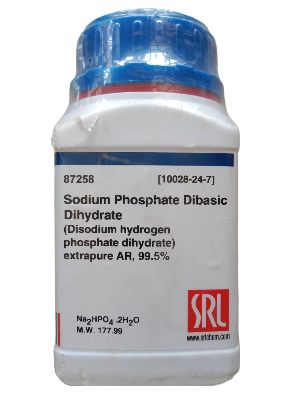 SRL Sodium Phosphate Dibasic Dihydrate AR Grade, 99.5% 500gm, CAS 10028-24-7, Molecular Formula : Na2HPO4.2H2O,Storage : Room Temperature,Shelf Life : 60 Months for laboratory use only (B0C47KZ2NP) Amazon Price History, Amazon Price Tracker