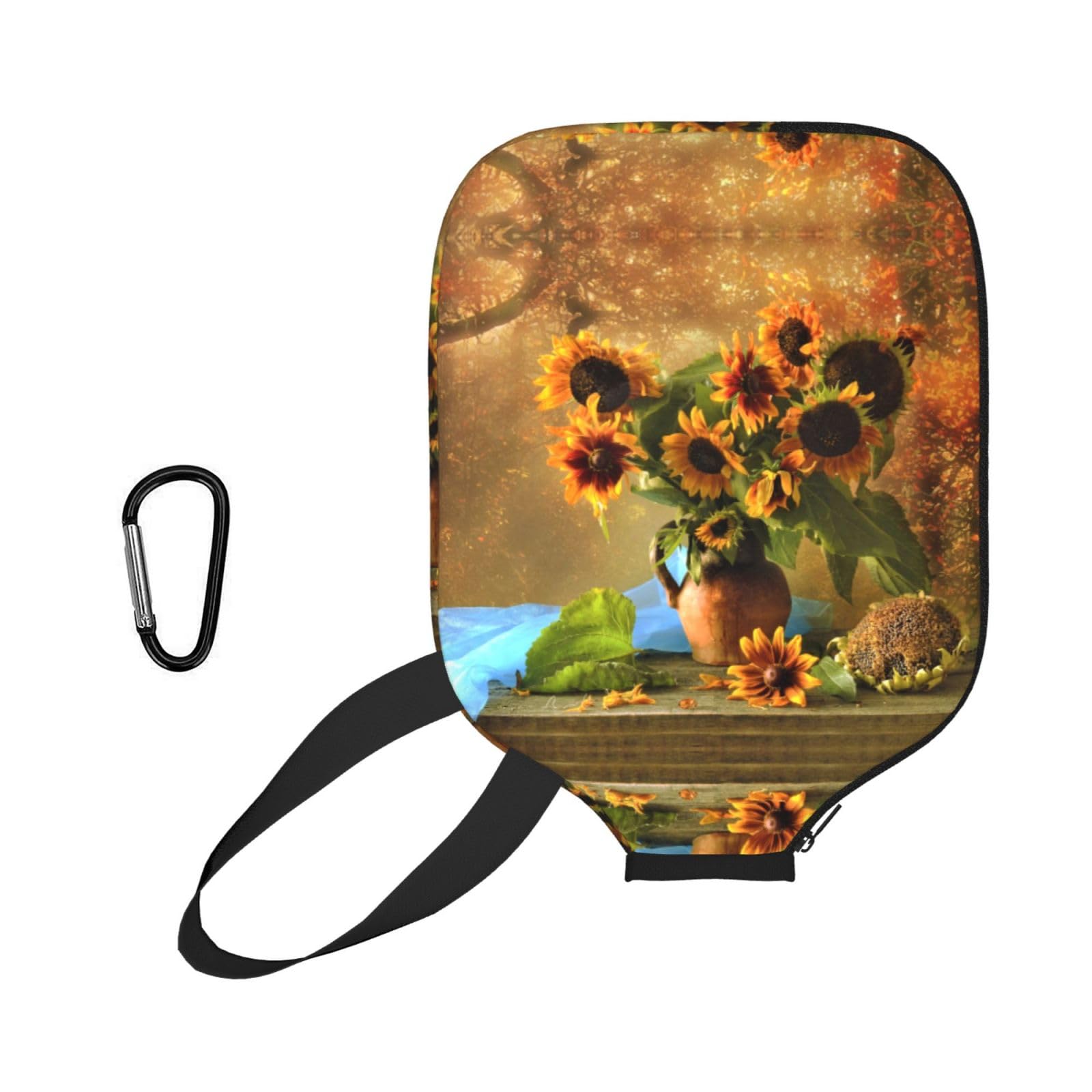 ESNAIUVCD Vase Sunflower Print