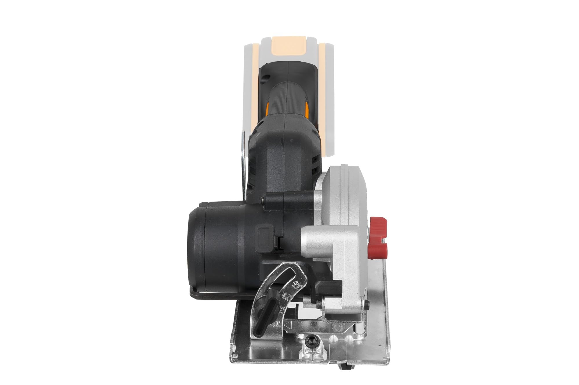 WORX WX531.9 Sierra circular brushless 20V, WORXsaw XL, disco 120mm, cuerpo delgado, ajuste rápido de profundidad, cortes precisos en madera, sin batería ni cargador, PowerShare