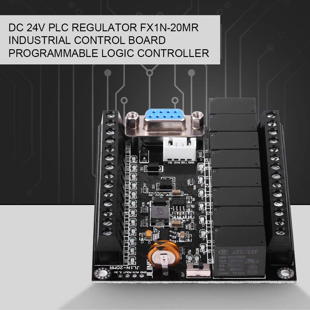 Scheda di controllo industriale PLC, Regolatore PLC 24 V PLC Regolatore logico programmabile FX1N-20MR