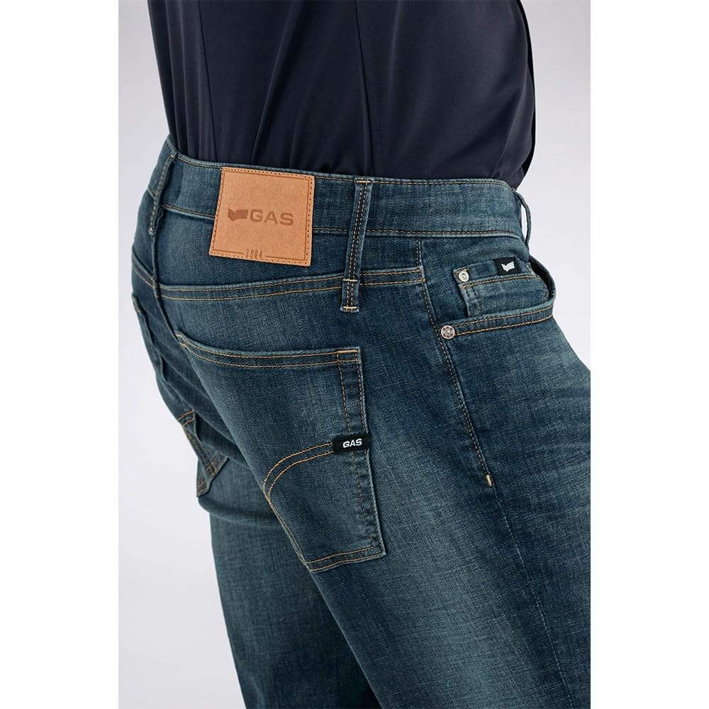 gas Denim Stretch Leggero Uomo Albert Simple Rev 25MD b0057