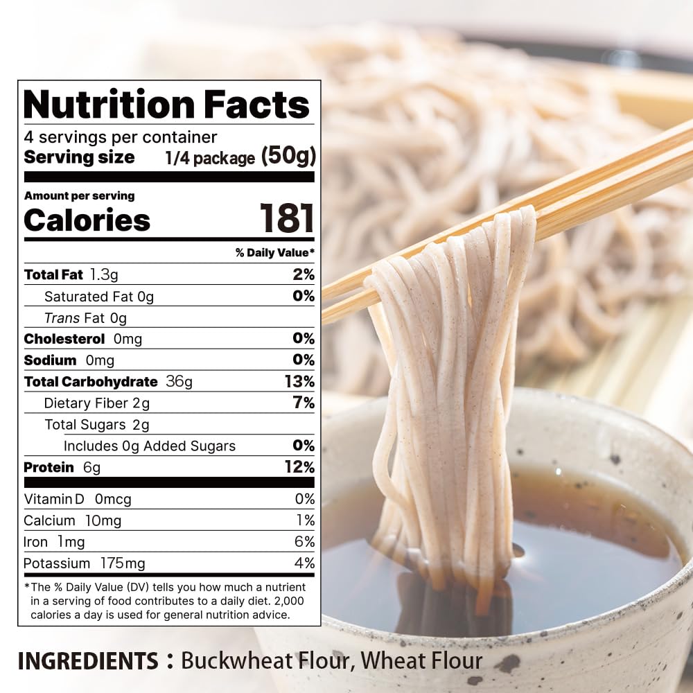 Amazon.com : Japanese-Style 80/20 Buckwheat Soba Noodles