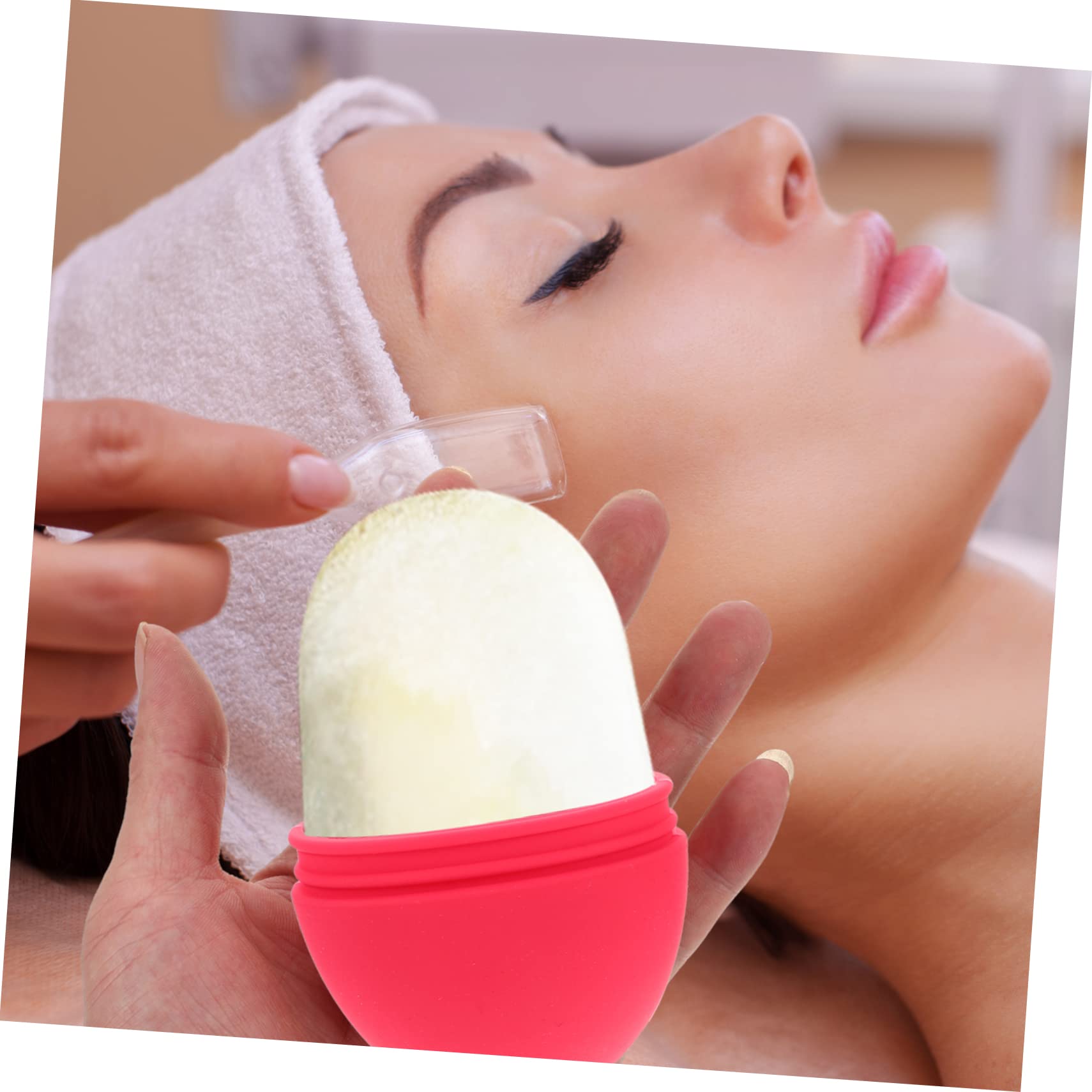 MAGICLULU 4 Stücke Erfrischende Gesichts Ice Roller Für Gesicht Silikon Ice Roller Hautpflege Eye Roller