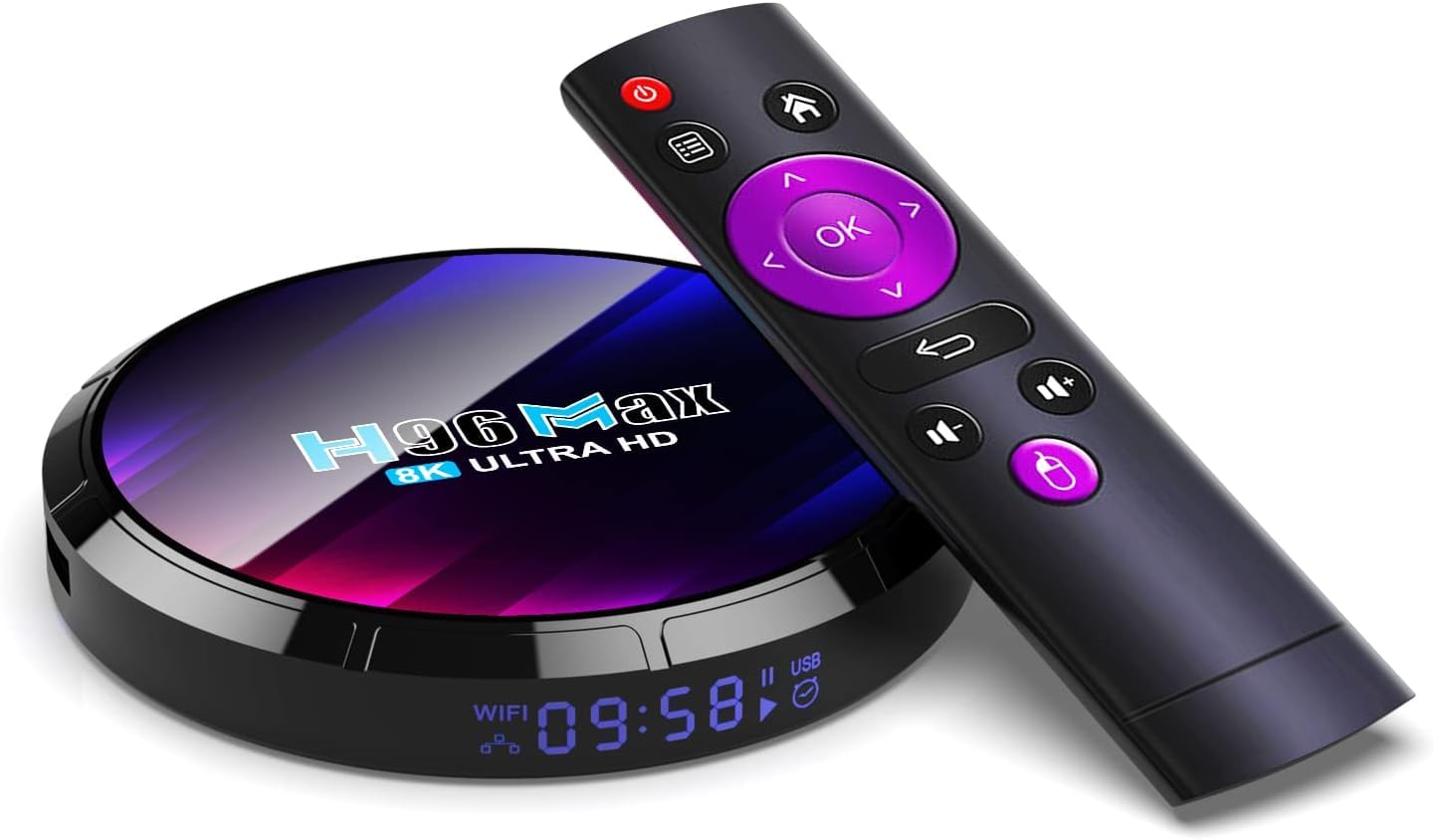 Neo ClassicH96 Max 4GB 32GB Android 13.0 5G Dual BAnk WI FI RK3528 TV Box