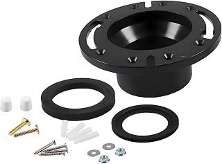 RV Toilet Seal and 3" Socket Floor Flange Kit Compatible with Dometic 300 310 320, RV Toilets Gasket Replacement Kit for 385345892 Flange, 385311658 Flush Ball Seal, 385311652 Base Seal