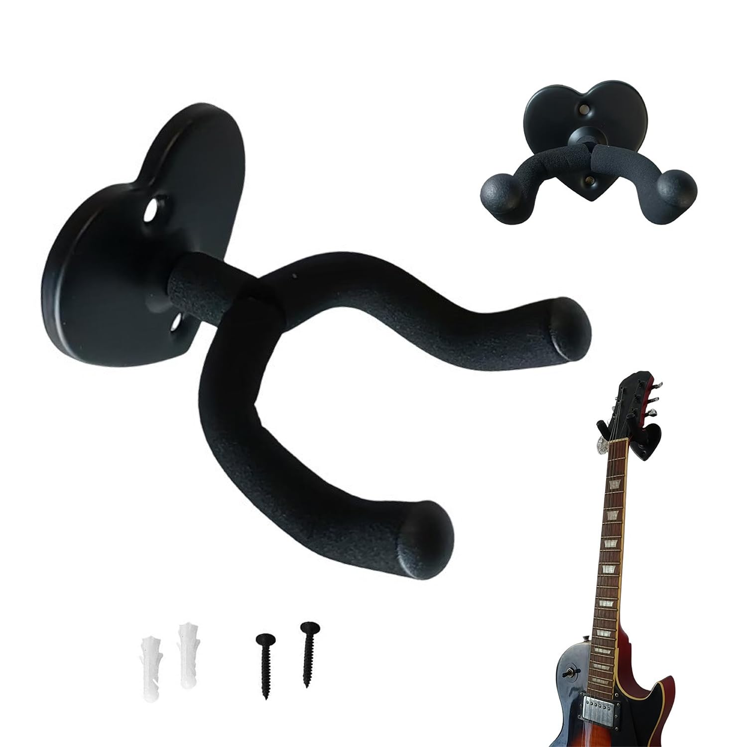 Sztqqing Guitar Wall Mount Hanger with Protective Sponge