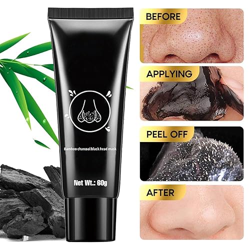 Miniatura 3 de Máscara facial de carbón negro para mujeres, removedor de cabeza negra, máscara facial de carbón activado negro, cuidado de la piel, removedor de