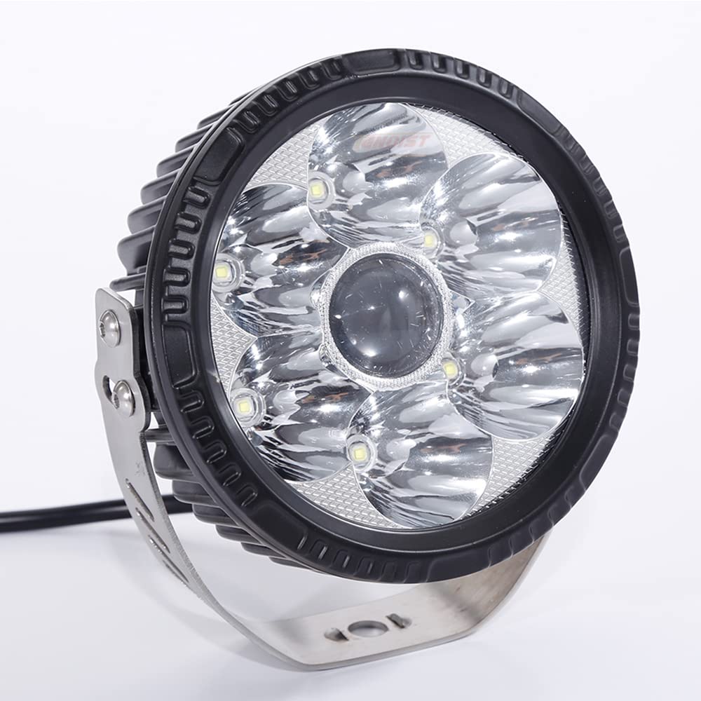 5 Cal Led Okrągłe światło Robocze Światło Przeciwmgielne światło Do Jazdy Dziennej 12-80V Dla Auto Car Suv Offroad Truck Atv Utv