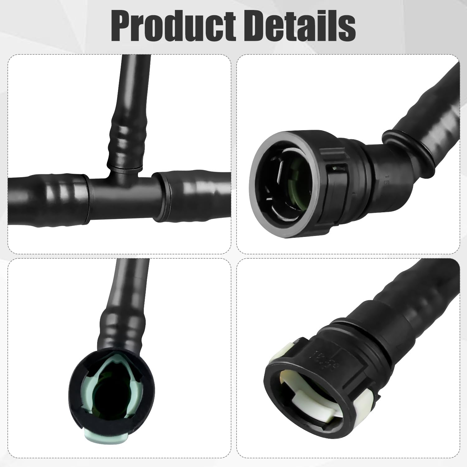 COOL STAR 12687544 Positive Crankcase Ventilation Tube Compatible with Chevrolet Equinox 1.5L 2018-2022 Compatible with GMC Terrain 1.5L 2018-2022 Replaces 12680624 12668725 PCV Valve Hose