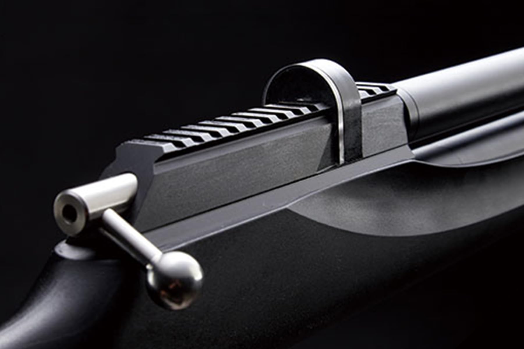 Lancer Tactial x SnowPeak M25S PCP 5.5mm .22 Caliber Air Gun - (Black) Up to 1000 fps