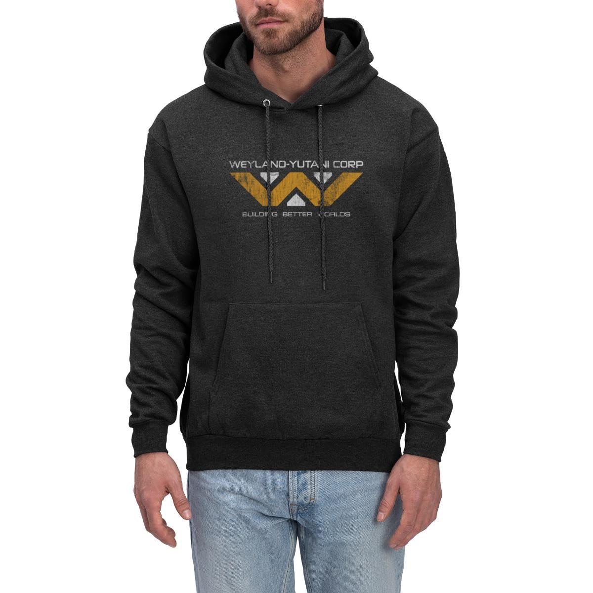 Spreadshirt Aliens Weyland-Yutani Corp Logo Men's Hoodie