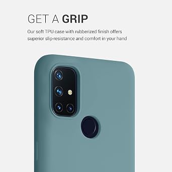 kwmobile Case Compatible with OnePlus Nord N10 5G Case - TPU Silicone Phone Cover with Soft Finish - Arctic Night