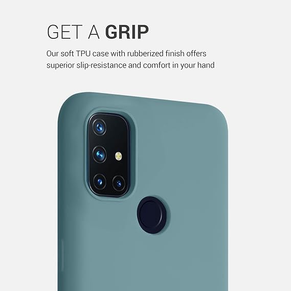 kwmobile Case Compatible with OnePlus Nord N10 5G Case - TPU Silicone Phone Cover with Soft Finish - Arctic Night