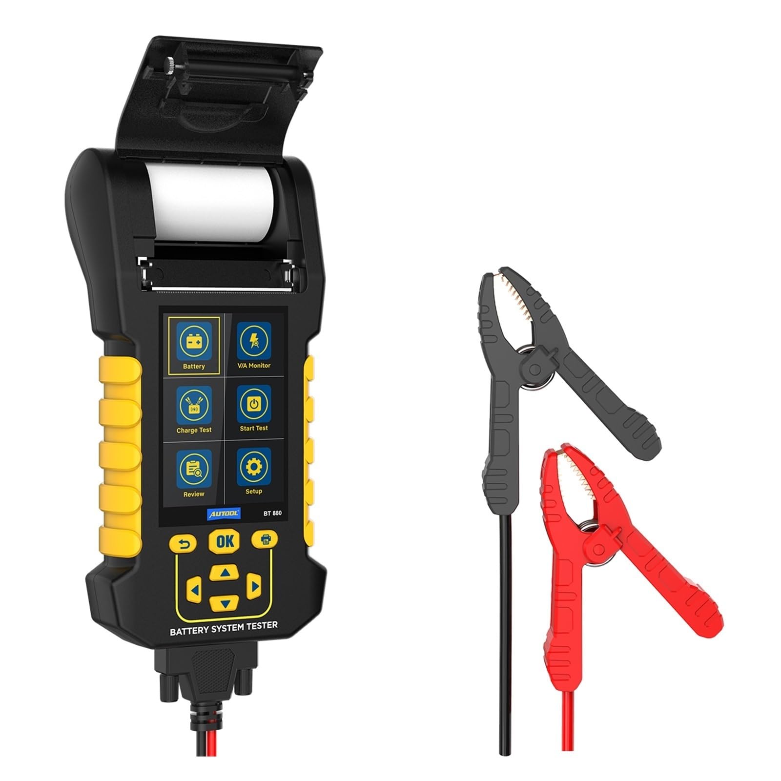 Tester per batterie, BT880 Analizzatore digitale capacità batteria | Offre analisi della capacità; ideale per manutenzione e diagnostica delle batterie.