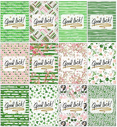 36 Good Luck Cards with 12 Different Designs (36 Set)