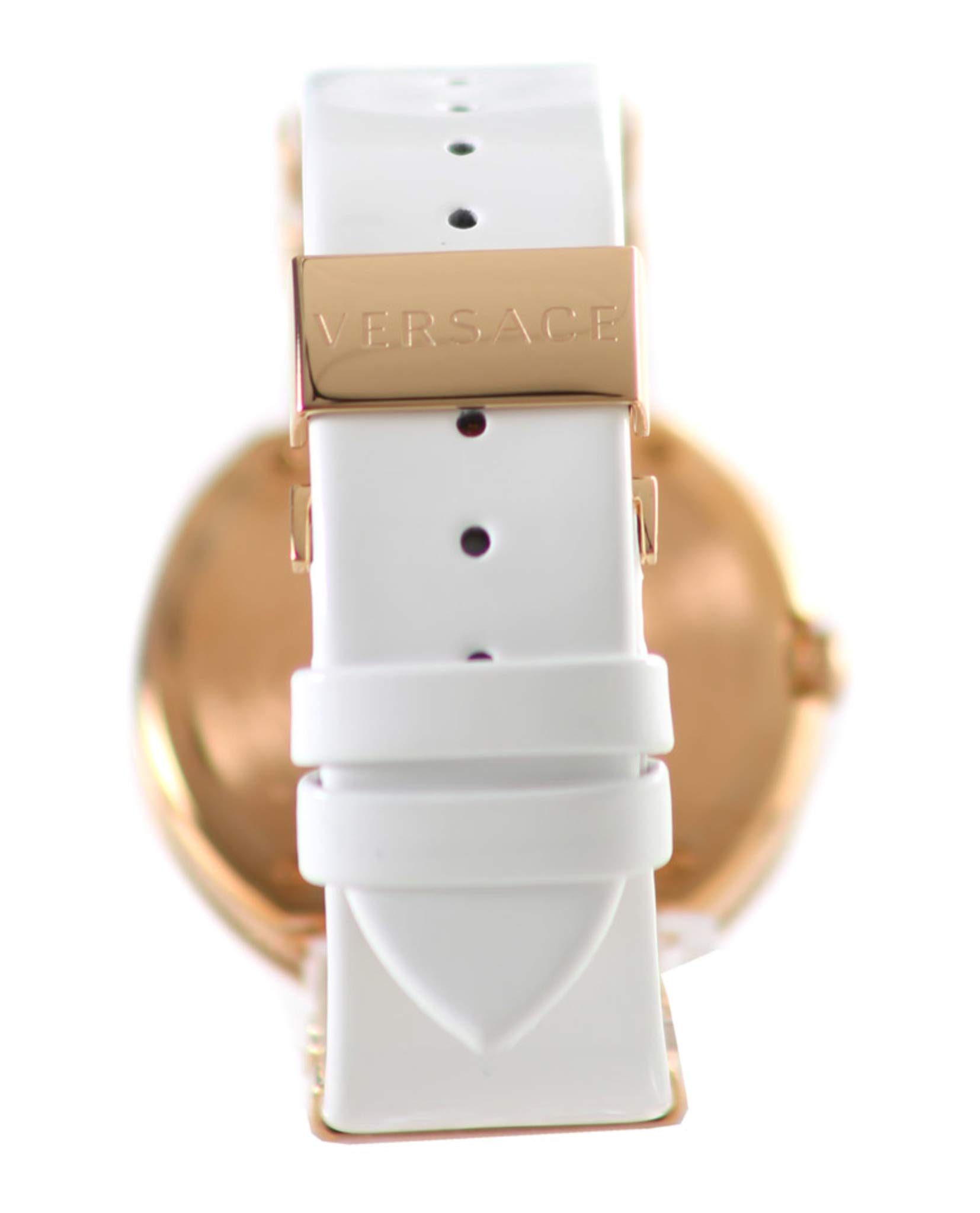 Versace Womens Analogue Quartz Watch With Leather Strap Vlc040014