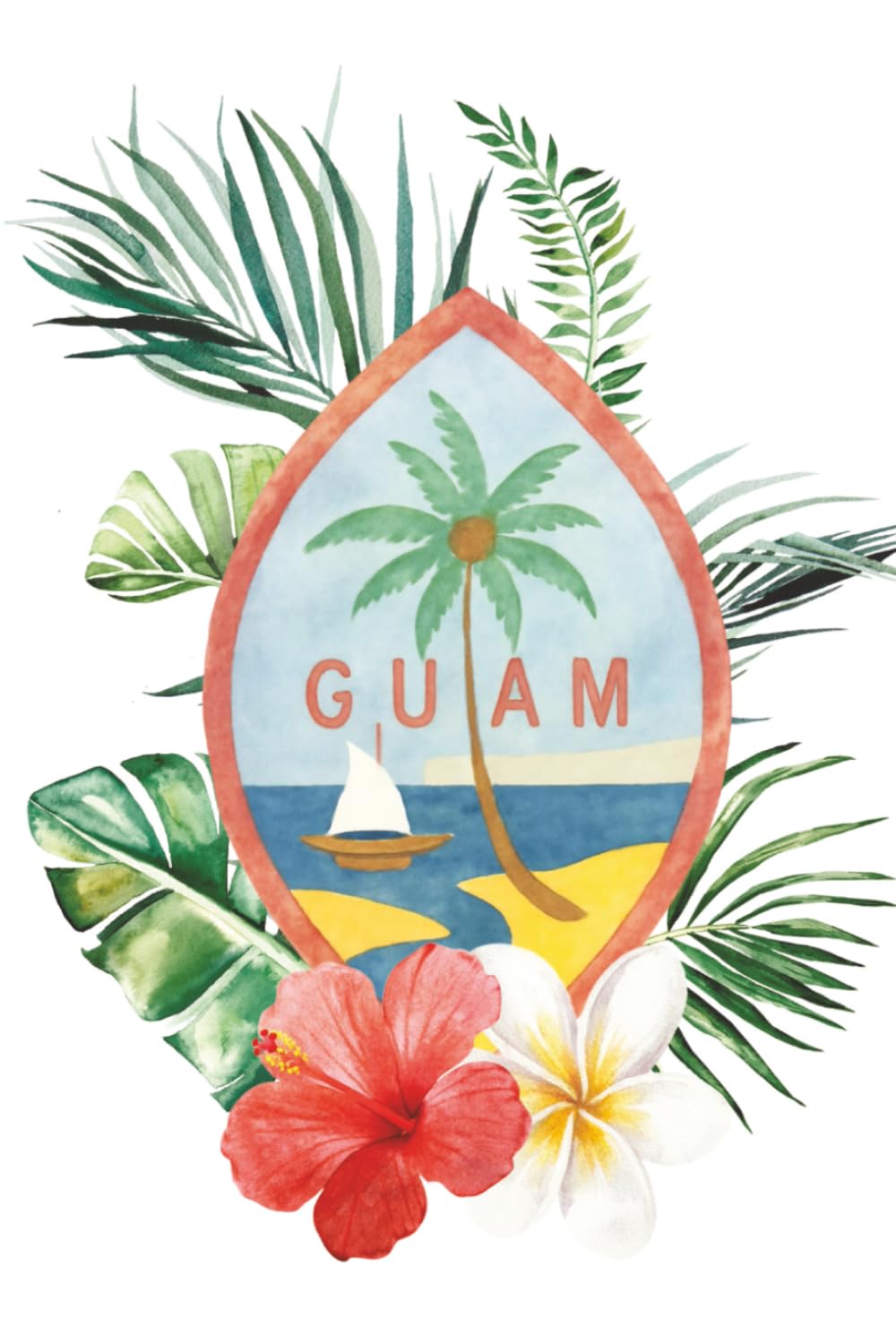 Guam Inspired Journal: Tropical Notebook with Island Artwork: 6x9 | 200 Lined Pages | Hardcover Design      Hardcover – November 16, 2025
