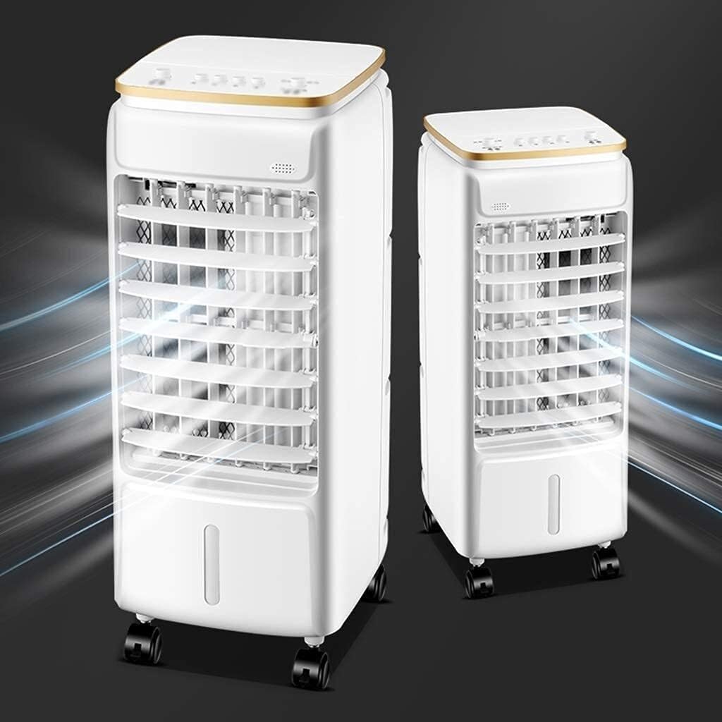 Portable Evaporative Cooler 3-in-1 Air Conditioner Fan, Humidifier, Misting Fan with 3 Speed Settings for Home Office Bedroom