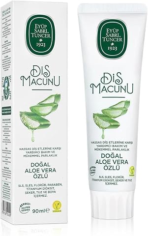 Eyüp Sabri Tuncer Doğal Aloe Vera Özlü Diş Macunu 90 ml - Yeni