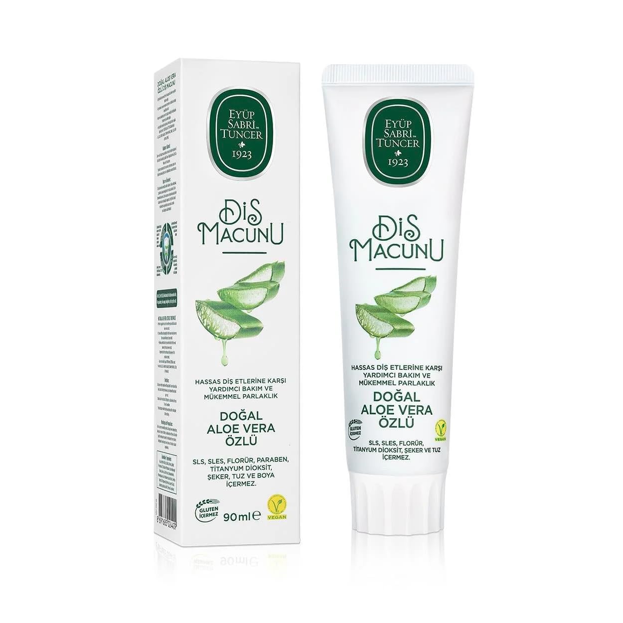 Eyüp Sabri Tuncer Doğal Aloe Vera Özlü Diş Macunu 90 ml - Yeni
