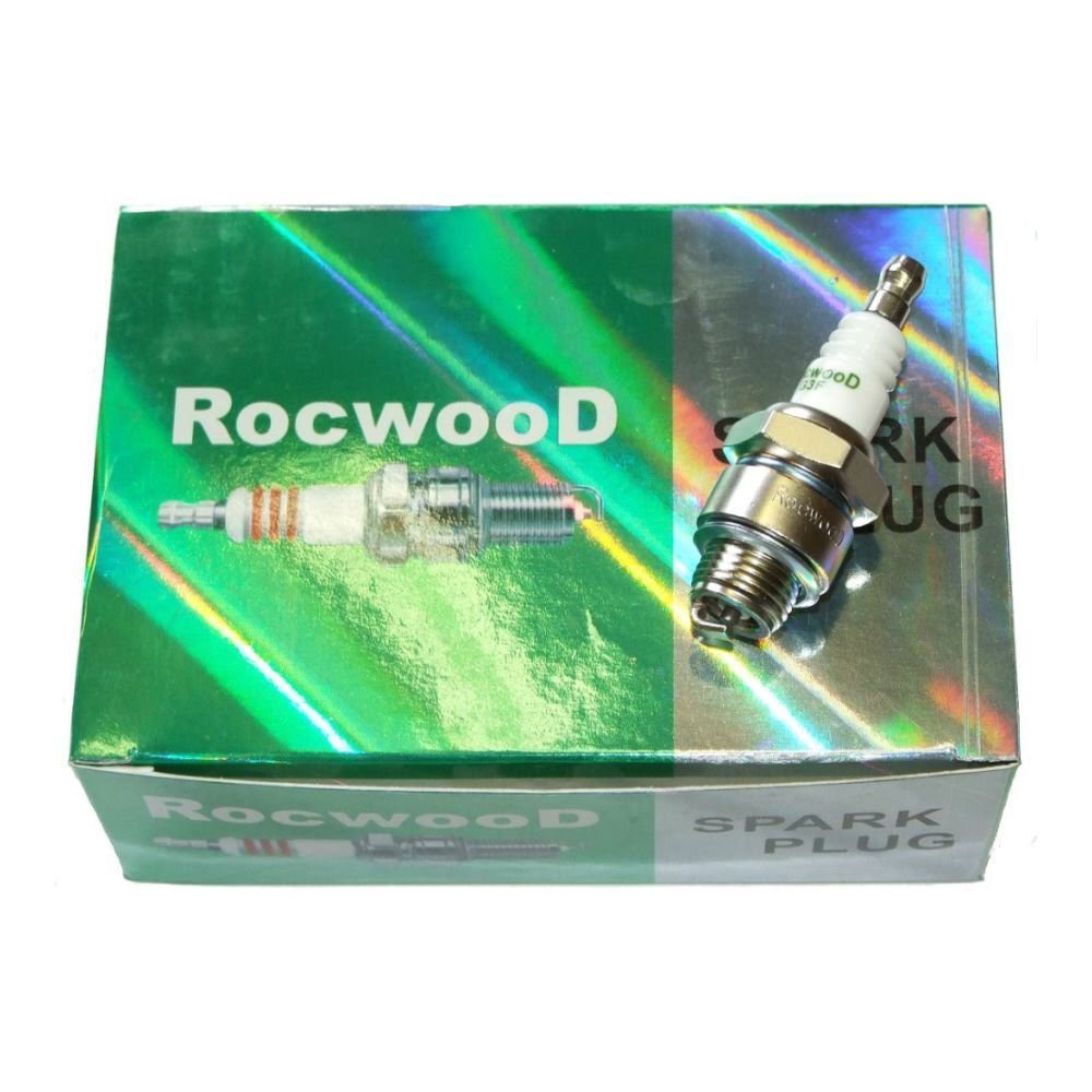 10 Rocwood Spark Plugs Fits Many Hayter Harrier Lawnmowers Replaces RJ19LM B2LM
