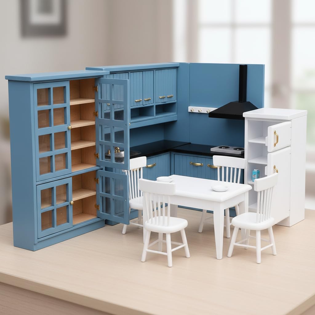 Mobili Casa Bambole 1:12, Set completo: mobile cucina