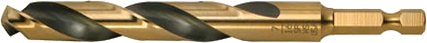 34751 Quick Release Hi-Moly Mechanic Length Drill Bit (3 Pack), 7/16"