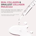 5 Pack Masque de collagène Bio, 100% Masque visage coréen Produits de soin, Masque de visage hydratant de nuit, 34g x 5ea