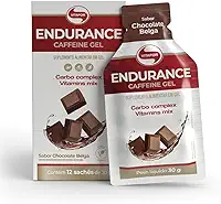 Vitafor - Endurance Caffeine Gel - 12 Sachês de 30g - Chocolate Belga