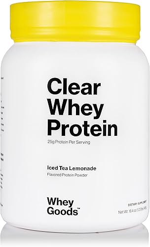 Whey Goods Aislamiento de proteína de suero transparente (limonada de té helada)