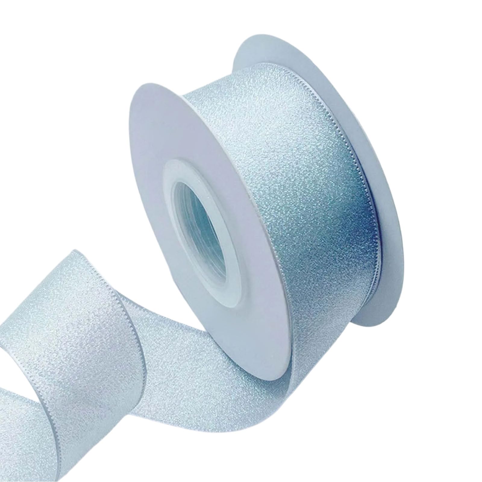 Buxuaaaa Christmas Ribbon Organza Ribbon for Wrapping 1Inchx11Yd Sheer Organza for Christmas Tree Bows Wreath Crafting Wedding Invitations