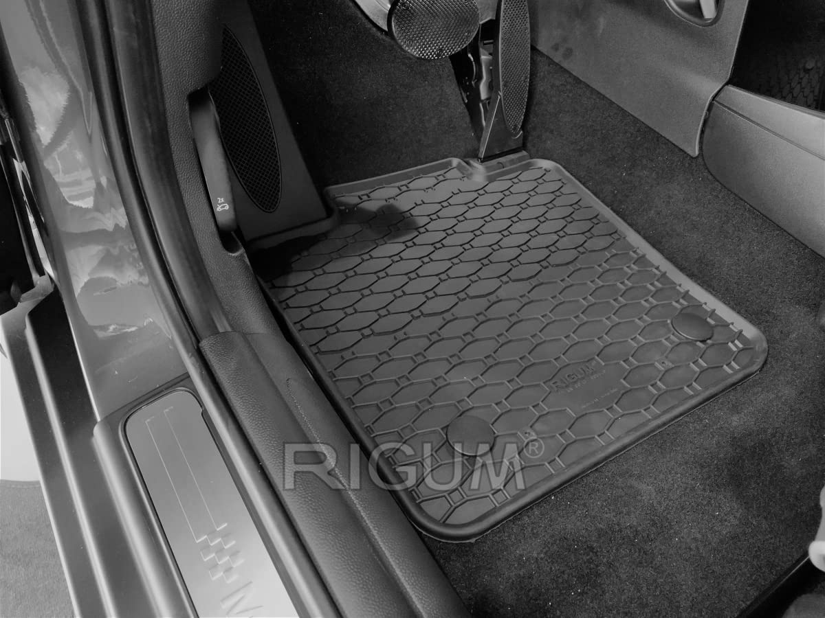 Gummimatten + Gummi Kofferraumwanne Set kompatibel mit Mini Cooper F55/F56 3-türig / 5-türig ab Bj. 2013