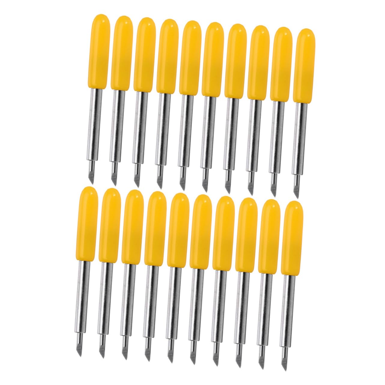 SEWACC 100pcs Vinyl Cutting Blades for Plotter Precision Tungsten Cutter Blades Compatible Cutting Machines for Lettering and Design