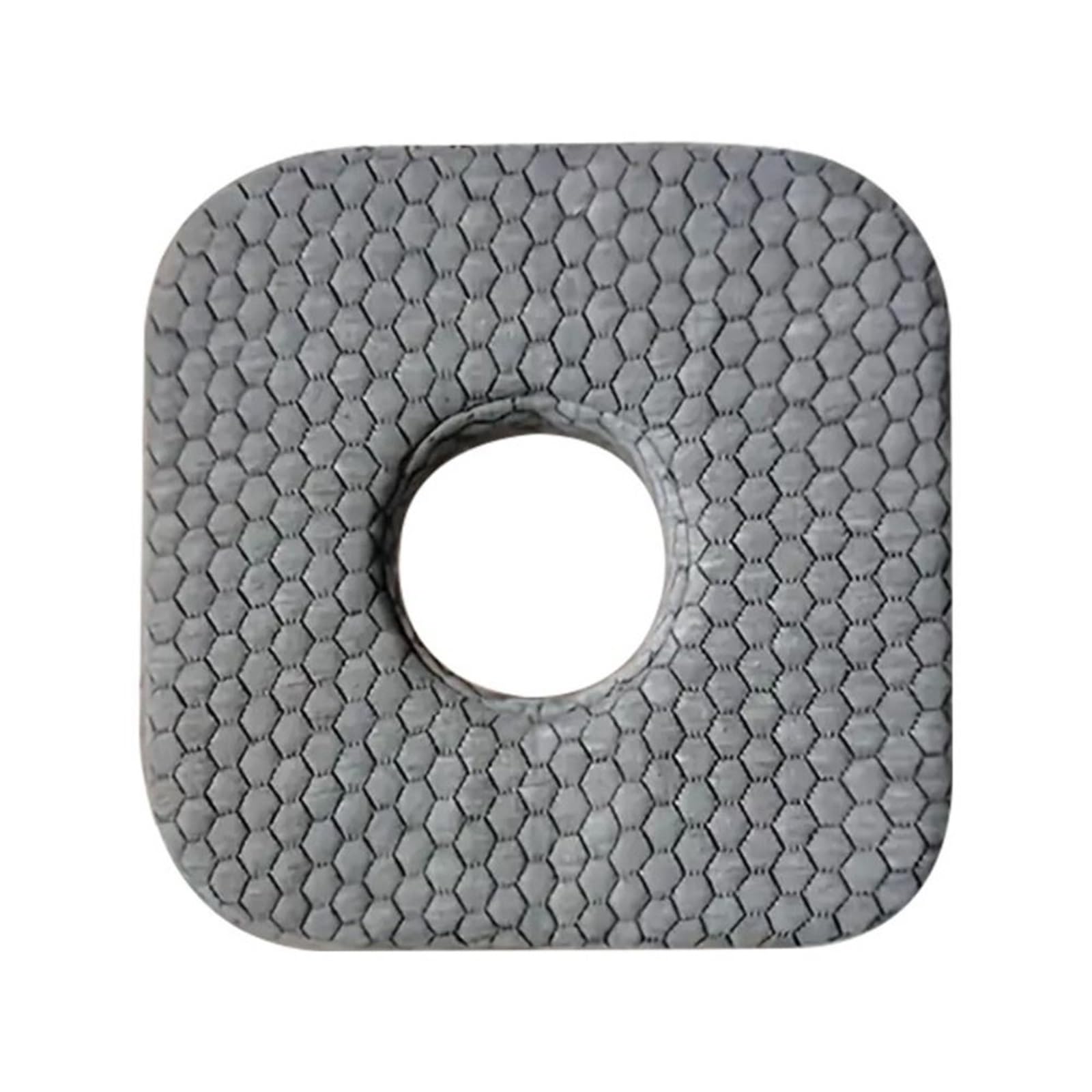 Ayztantine Ear Piercing Pillow with an Ear Hole Cotton Filling Ear Piercing Pillow Breathable Ergonomic Guard Comfortable Curved Side Sleeping(Grey)