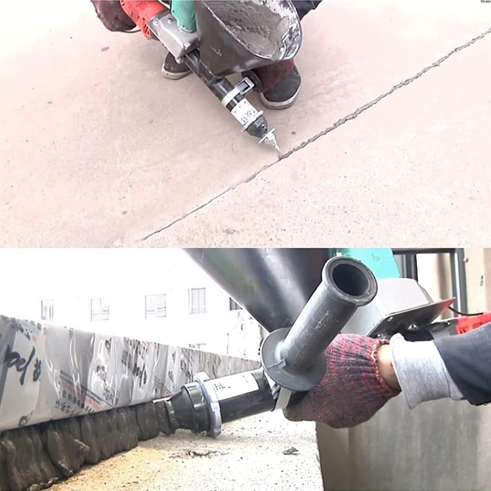 Elektryczny Pistolet Do Zaprawy, Pompa Do Zaprawy 650 W, Pompa Wysokociśnieniowa Do Zatrzymywania Przecieków, Do Naprawy Pęknięć W Betonie Na Dachu Domku Basenowego