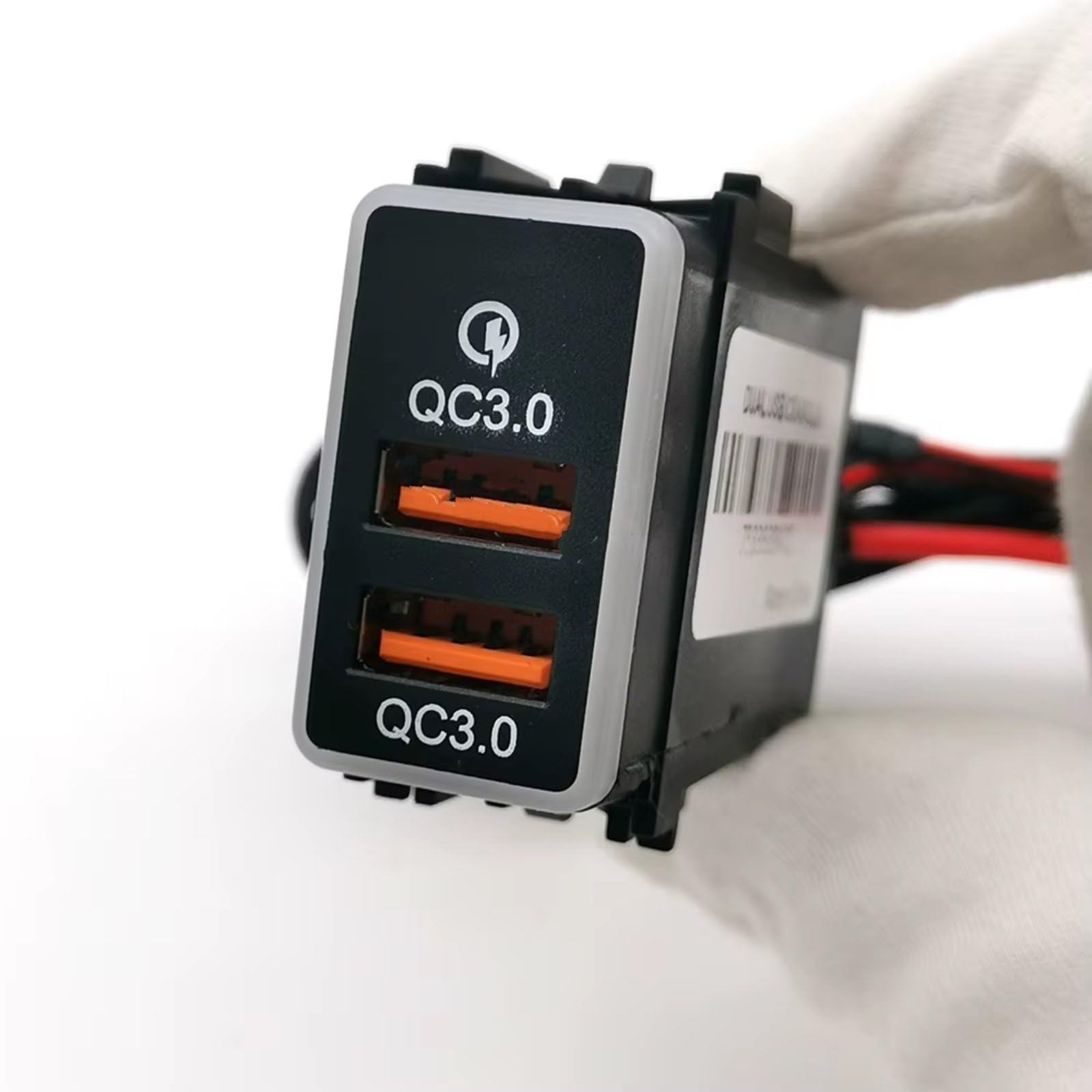 Centre Port USB Voiture Compatible Avec Nissan Pour X-Trail 2008-2012 Double Ports Prise Chargeur Téléphone Charge Rapide Adaptateur Charge Rapide Chargeur USB Voiture