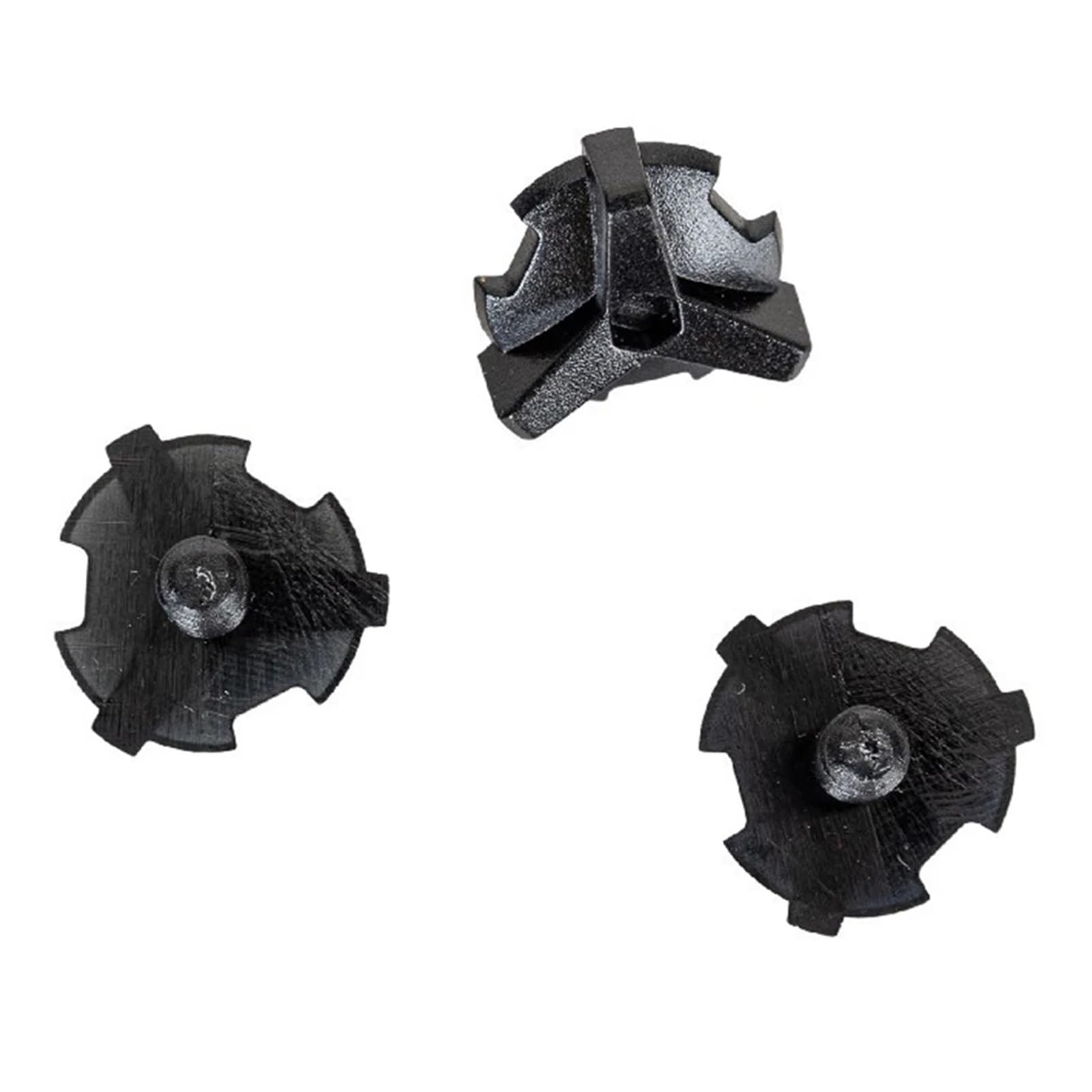 Qvorlth Black Welding Hood Fasteners 18Pcs Universal Motorcycle Helmet Visor Screws Accessories Plastic Screw Replacement(Black)